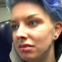 Girlwithfacetattoo aka Jacky aus Hartes Deutschland Desnuda